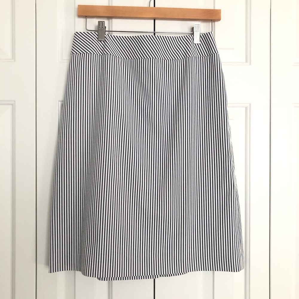 Alex Marie Striped Pencil Skirt